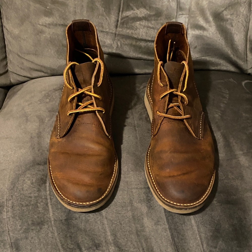 Red Wing Shoes Dark Brown Chukka Boots/ size 7 mens - Picture 3 of 7